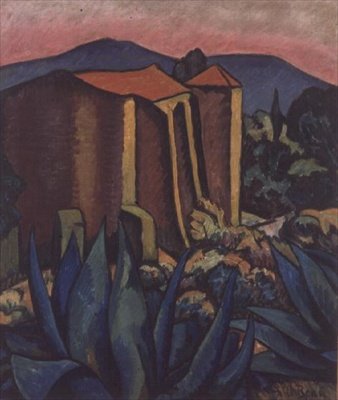 Slutten på en ettermiddag i Provence av Alcide Marie Le Beau