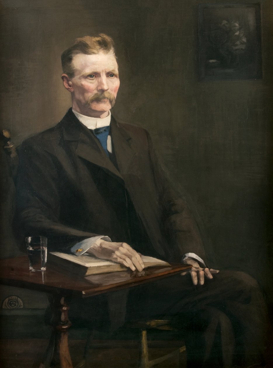 Robert Stirton, JP (1849-1917) (olje på lerret) av Alec Grieve