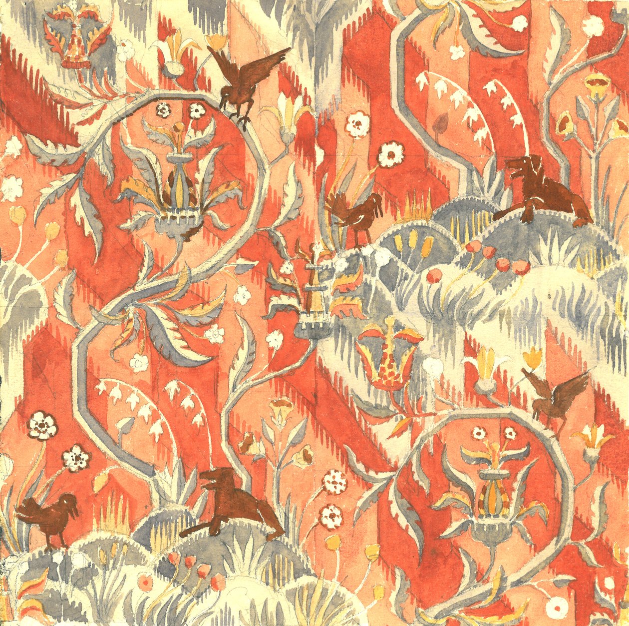 Thistle Valley, november 1927 (gouache på papir) av Alec Hunter