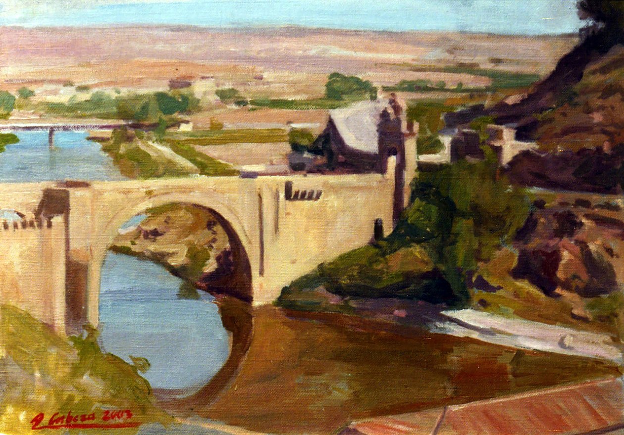 Alcantara-broen Toledo av Alejandro Cabeza