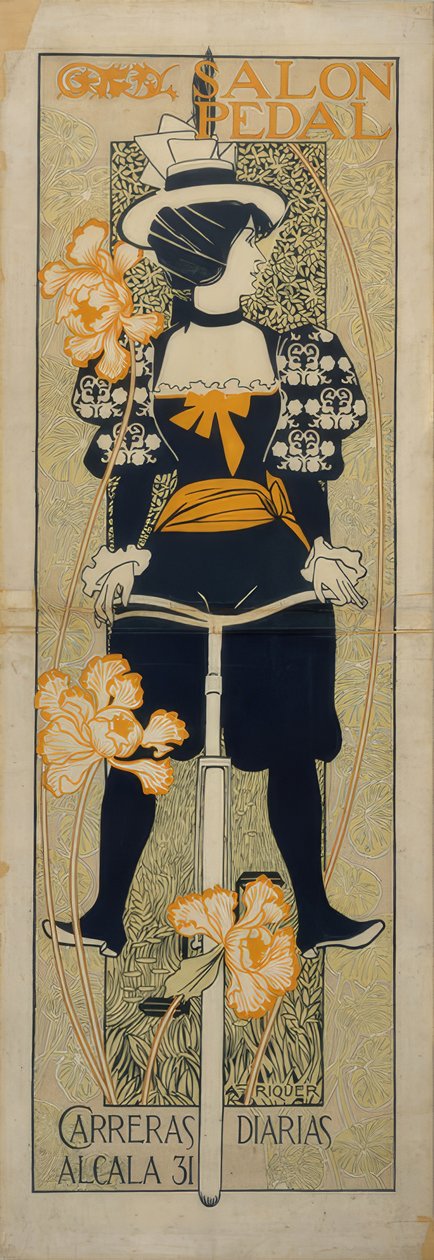 Salongpedal (reklameplakat) av Alejandro de Riquer Inglada