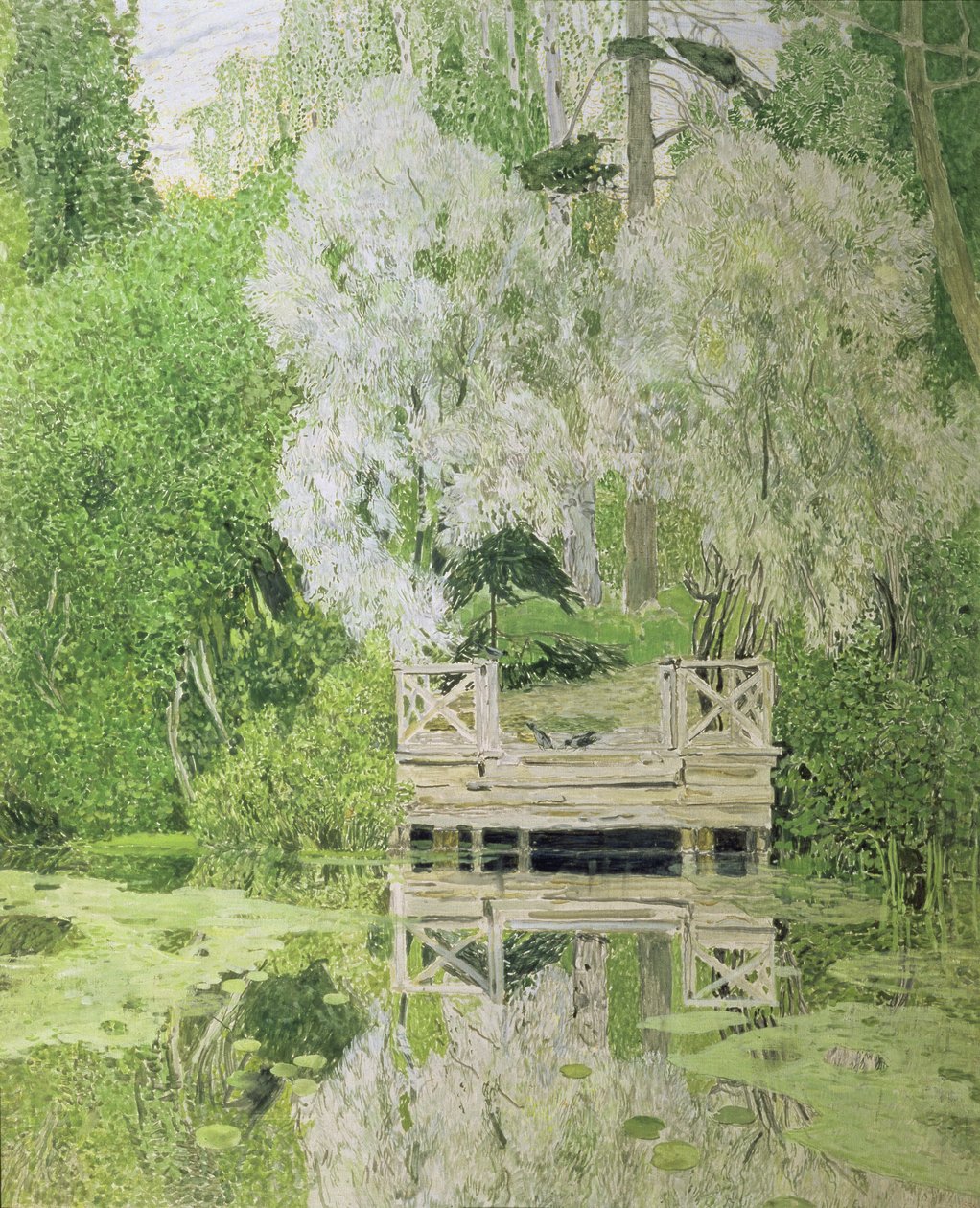 Silver White Willow, 1904 av Aleksandr Jakovlevic Golovin