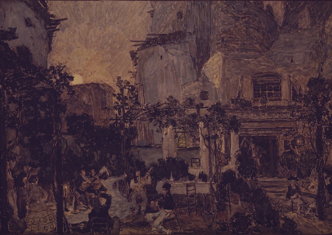 Scenedesign for operaen Carmen av G. Bizet, 1908 av Aleksandr Jakovlevic Golovin