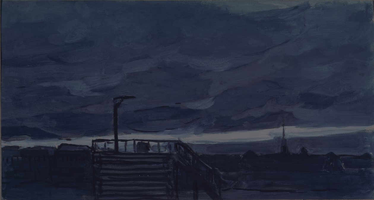 Scenedesign for operaen The Ice House av A. Koreshchenko, 1900 av Aleksandr Jakovlevic Golovin