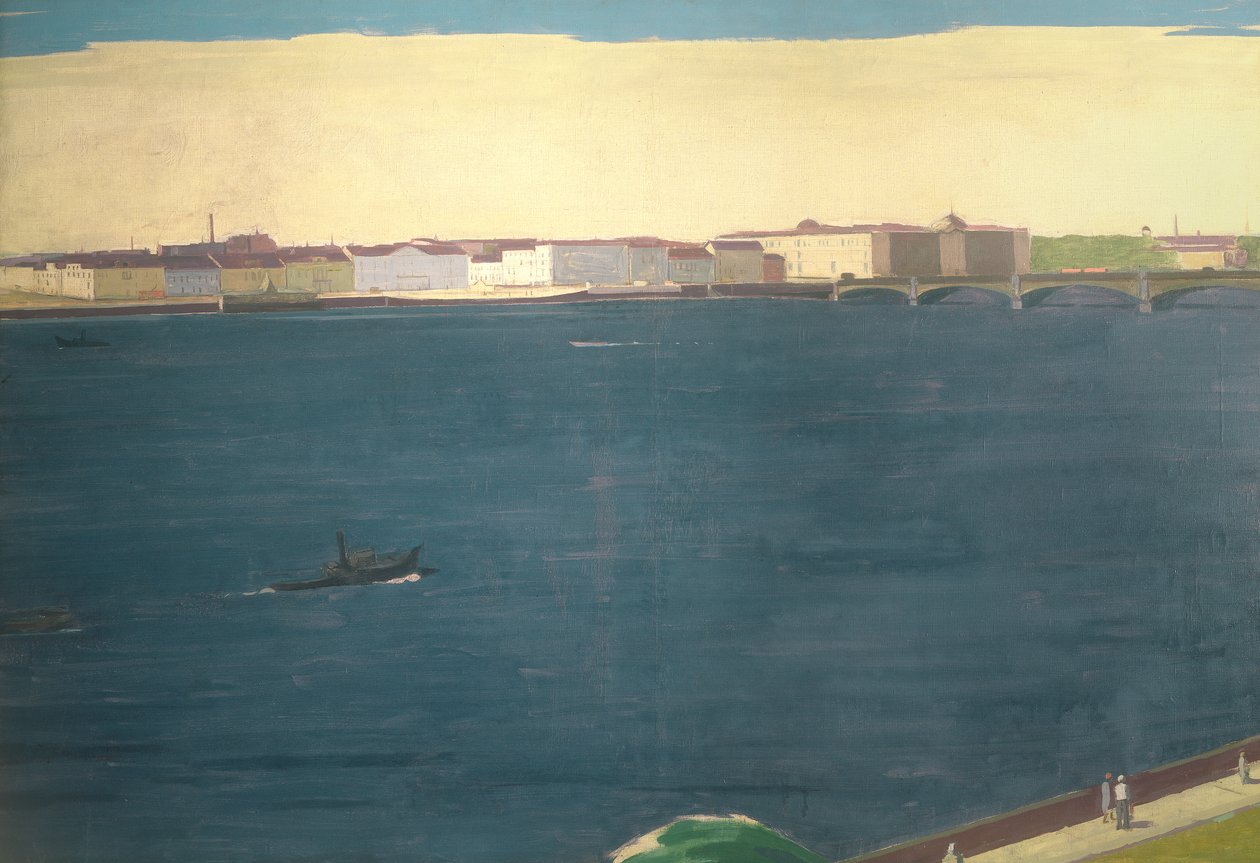 River Neva, 1934 av Aleksei Eremeevich Karev