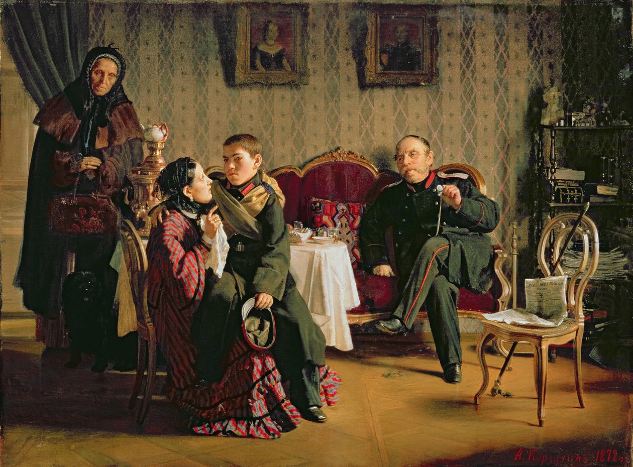 Avskjedsdagen, 1872 av Aleksei Ivanovich Korzukhin