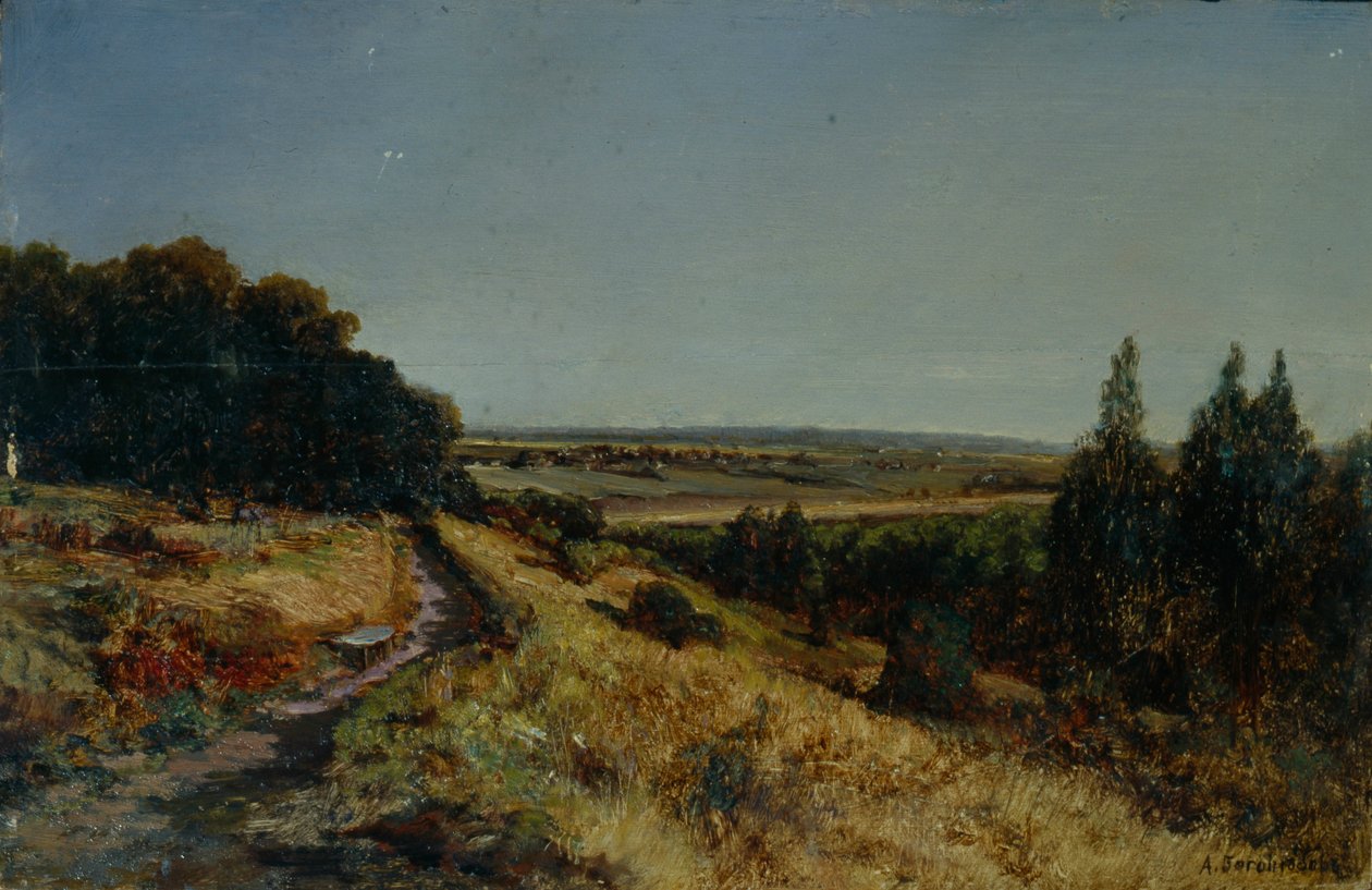 Alexander Radishchevs Estate Ablyazovo, 1860-tallet av Aleksei Petrovich Bogolyubov