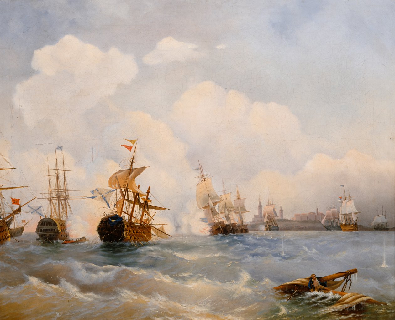 Sjøslaget ved Reval 13. mai 1790, 1860-årene av Aleksei Petrovich Bogolyubov