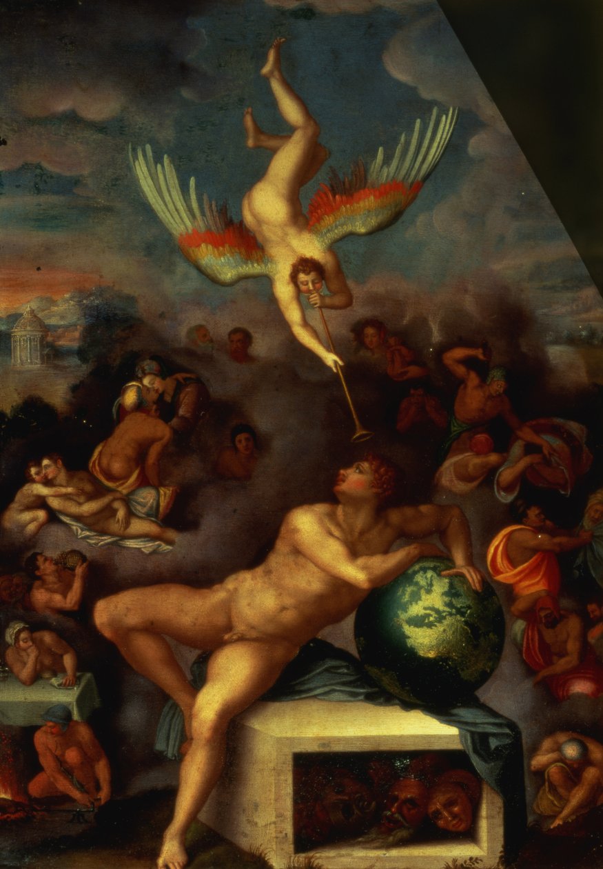 Allegory of Life (olje på kobber) av Alessandro Allori