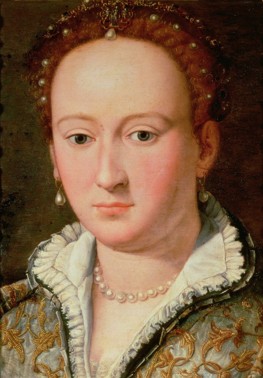 Portrett av Bianca Cappello, ca. 1580 (olje på kobber) av Alessandro Allori