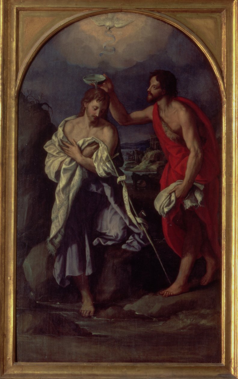 Kristi dåp av Alessandro Allori