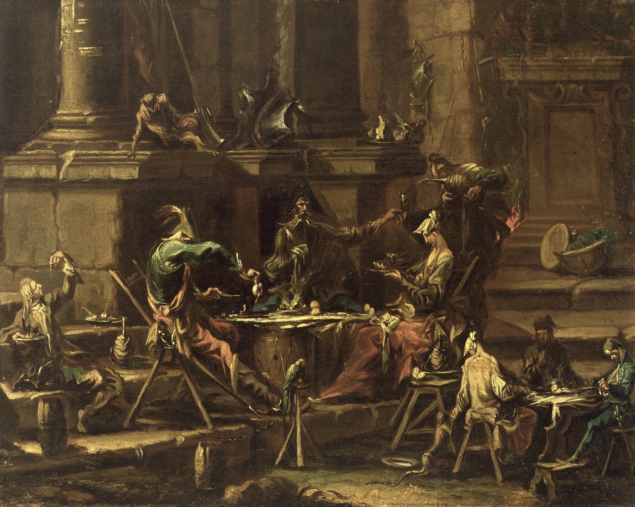 Gipsy Repast av Alessandro Magnasco