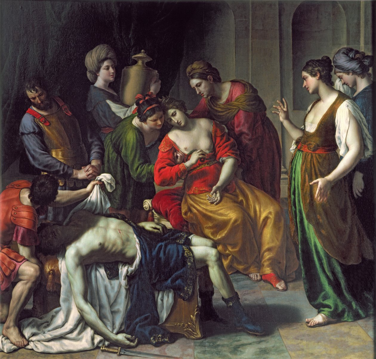 Antonius og Kleopatras død, 1630-35 av Alessandro Turchi