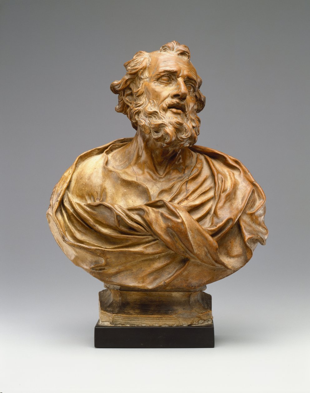Sankt Peter, ca. 1646 (terrakotta) av Alessandro Algardi