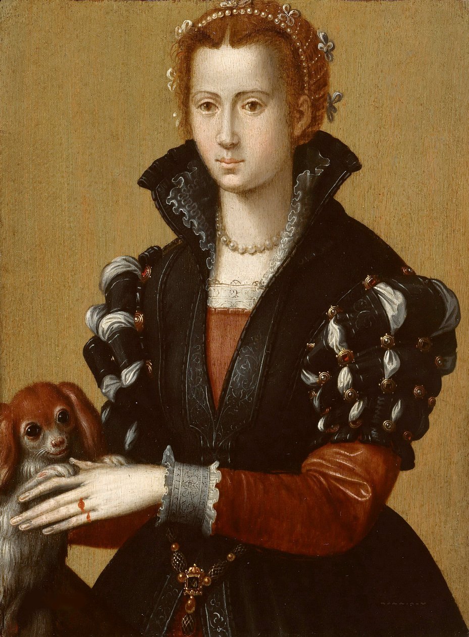 Portrett av Eleonora da Toledo (Eleonore de Toledo av Alessandro Allori