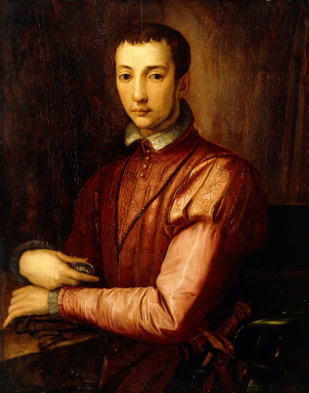 Portrett av Francesco I d "Medici av Alessandro Allori
