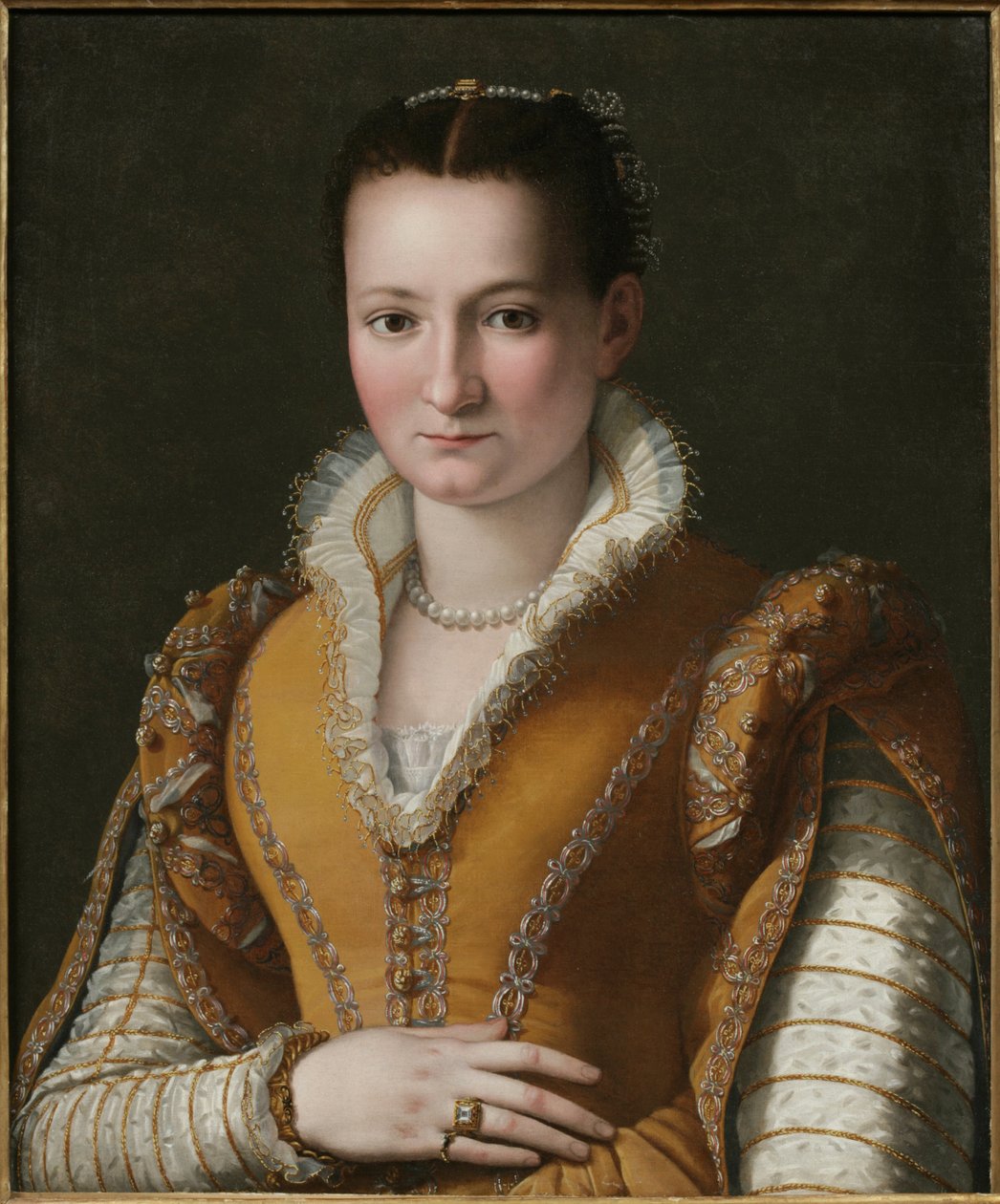 Portrett av en ung kvinne av Alessandro Allori