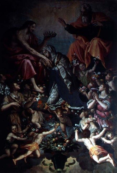 Jomfruens kroning av Alessandro Allori
