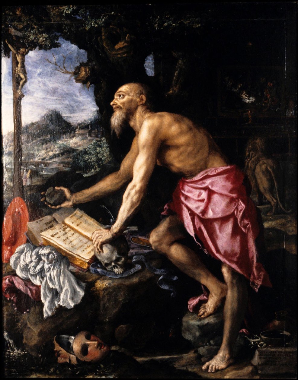 Den botsferdige Sankt Hieronymus av Alessandro Allori