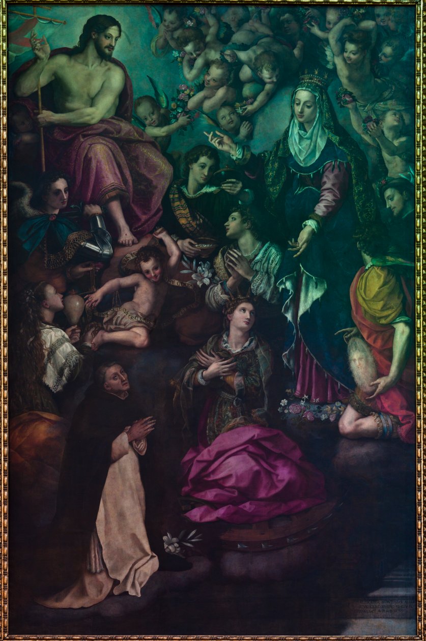 Visjonen om St. Hyacinth av Alessandro Allori
