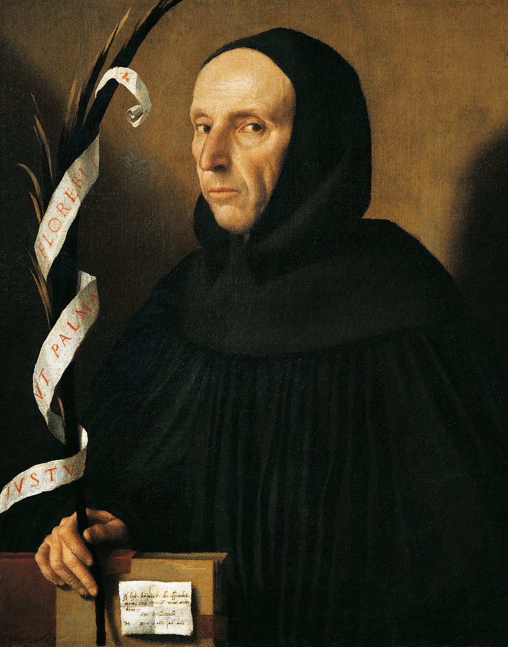 Portrett av Gerolamo Savonarola (Ferrara av Alessandro Bonvicino Moretto
