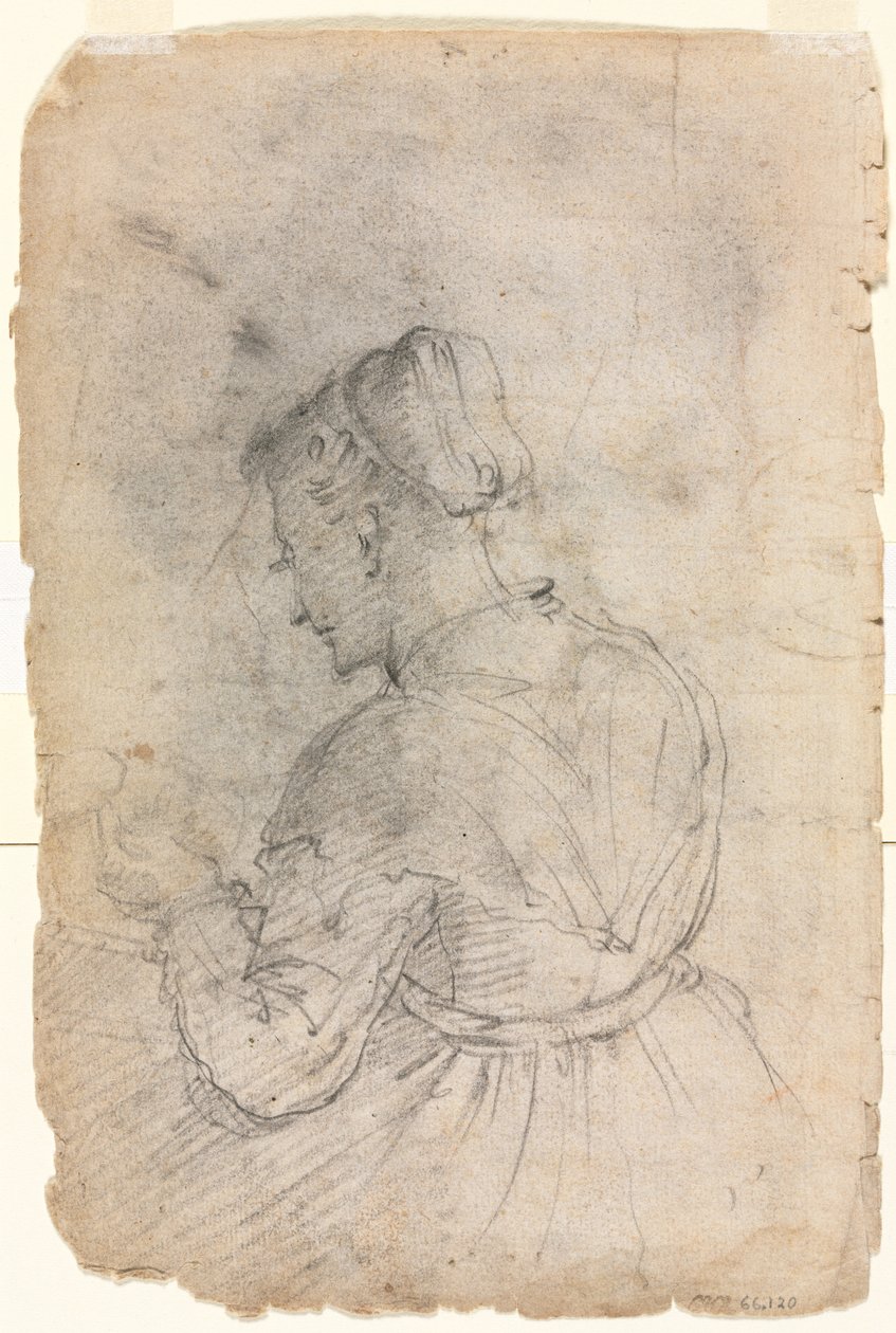 A Kitchen Maid, andre halvdel av 1500-tallet. av Alessandro Casolani