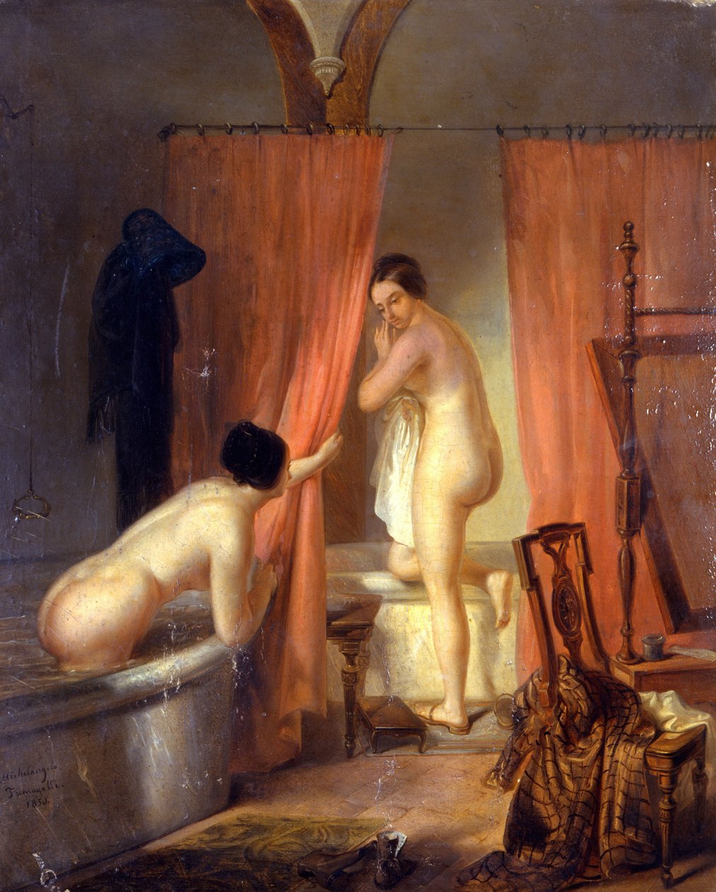 Alessandro Durini. “Etter badet” av Alessandro Durini
