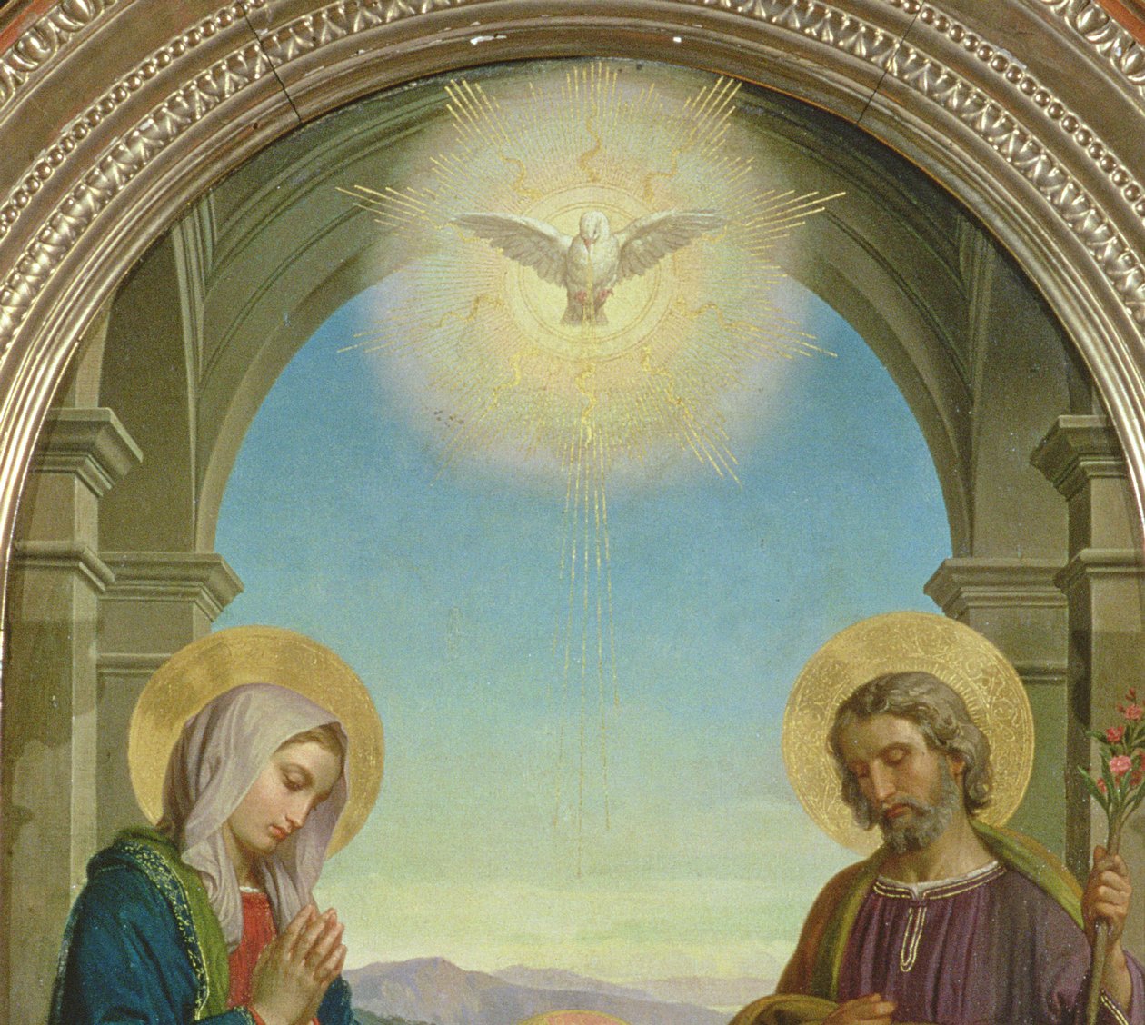 Den hellige familie, 1898 av Alessandro Franchi