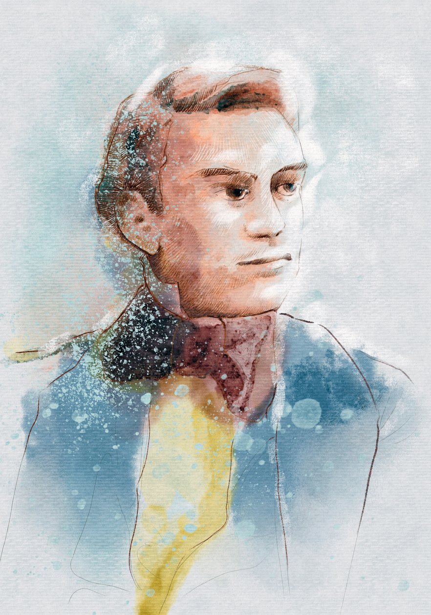 Alfred Nobel, 2023 (illustrasjon) av Alessandro Lonati