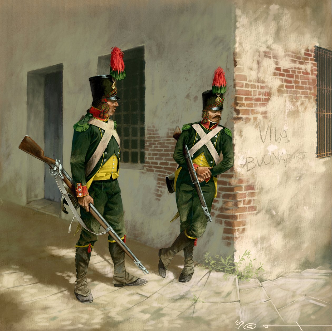 First Empire: Light Infantry Hunters, Armee of Italy av Alessandro Lonati