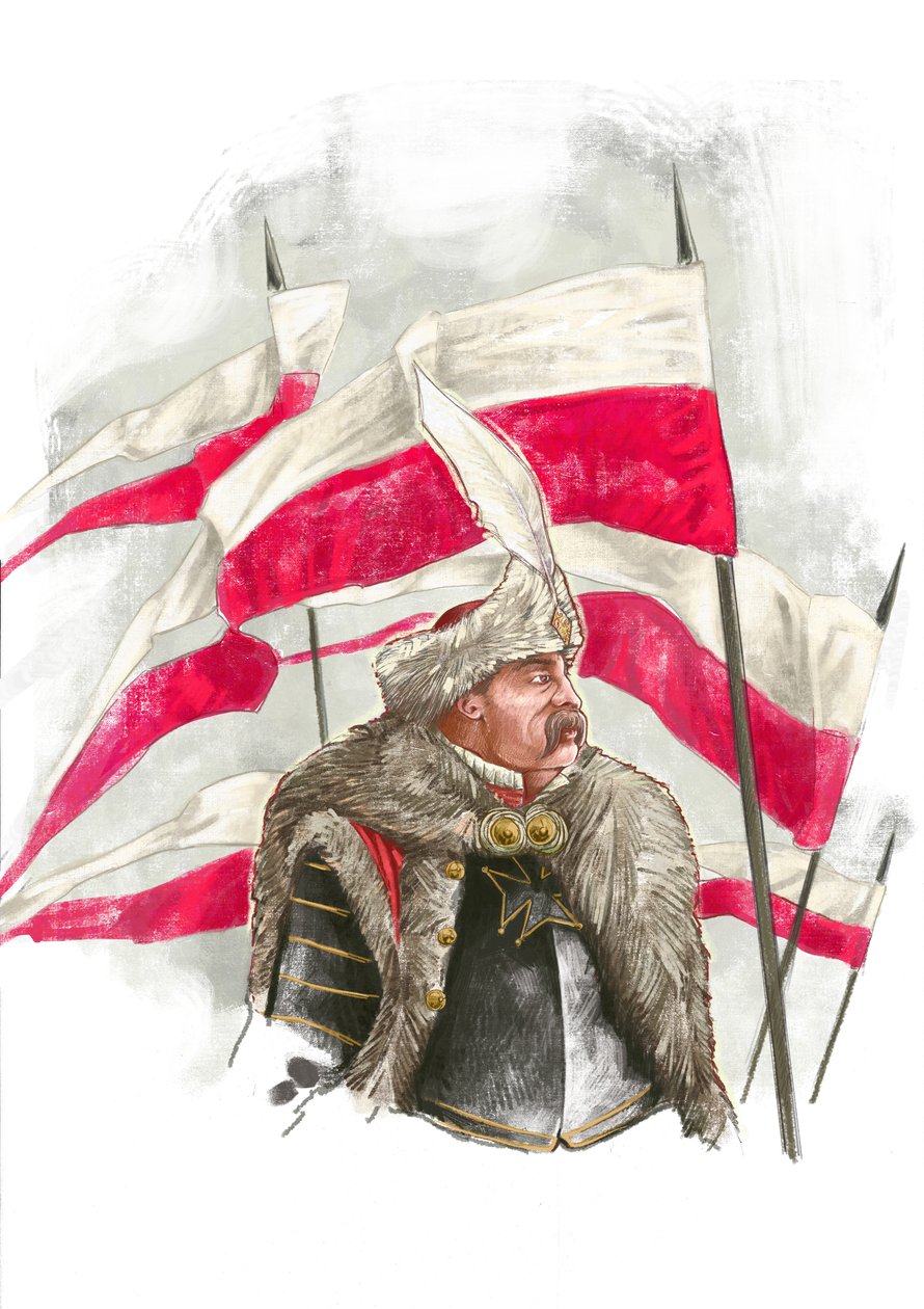 John III Sobieski i slaget ved Wien (1683) av Alessandro Lonati