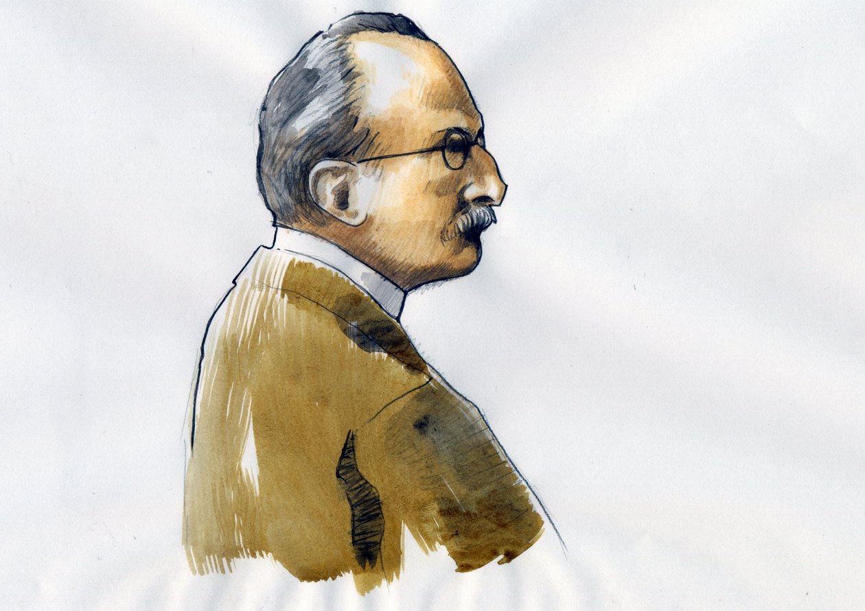 Max Planck , tysk fysiker (Portrett av den tyske fysikeren Max Planck (1868-1947)) av Alessandro Lonati