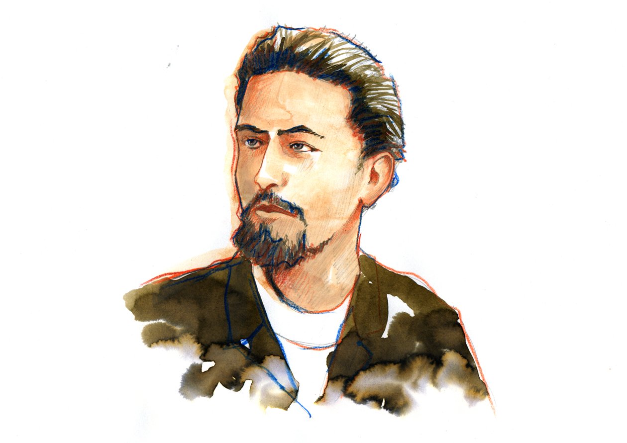 Portrett av Anton Chekov (Tsjekhov eller Tsjekhov av Alessandro Lonati