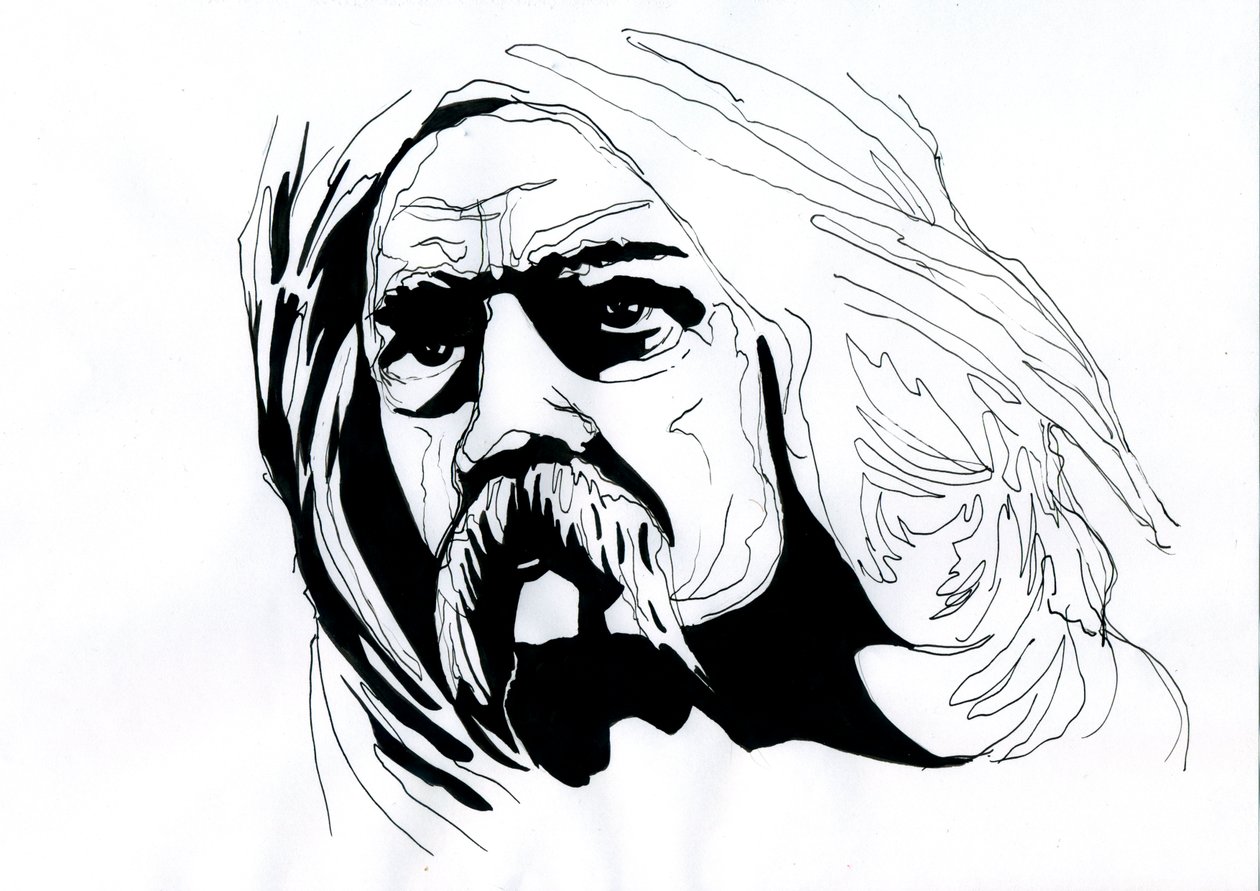 Portrett av Vercingetorix (72–46 f.Kr.), sjef Arverne Federator for de galliske folkene av Alessandro Lonati