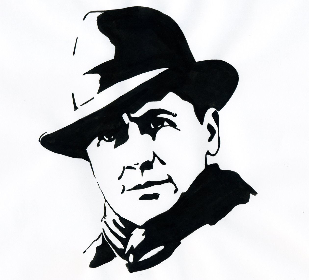Portrett av den prefekte og motstandsdyktige franskmannen Jean Moulin (1899-1943) av Alessandro Lonati