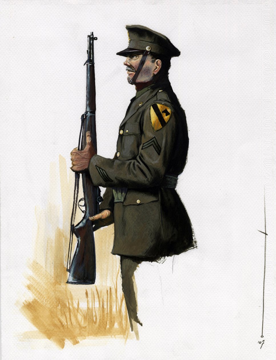 Andre verdenskrig 1939-1945: American Army Cavalry Division av Alessandro Lonati