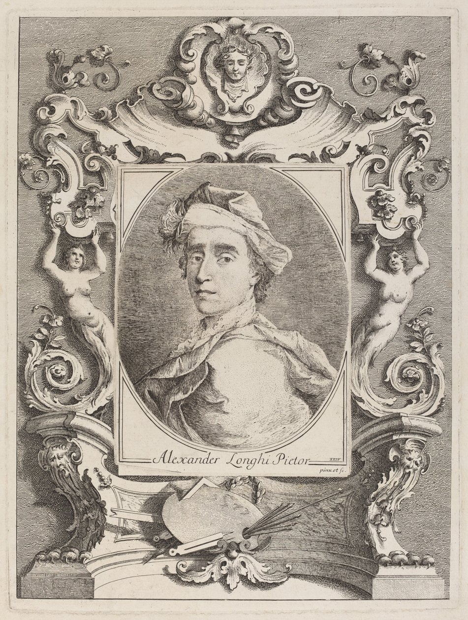 Selvportrett av Alessandro Longhi