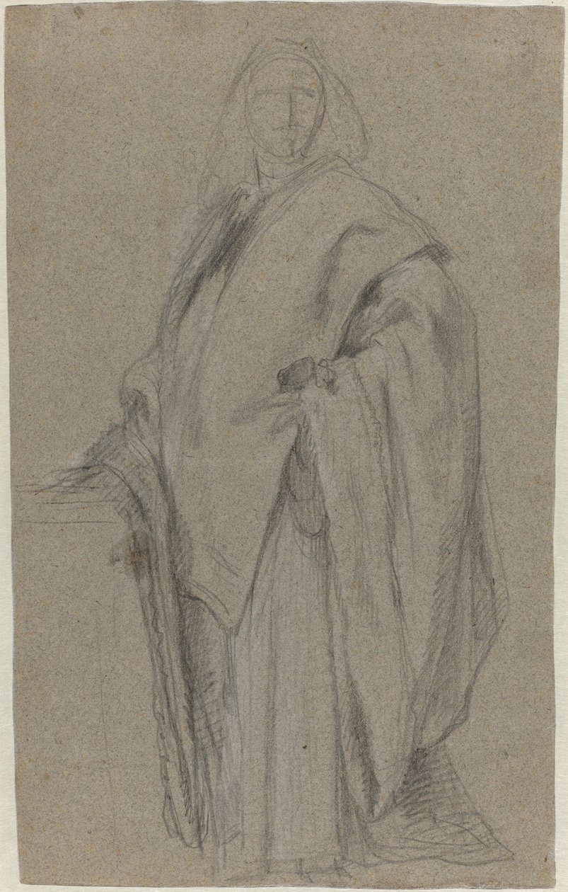 Portrett av en prokurator [verso] av Alessandro Longhi or Pietro Longhi