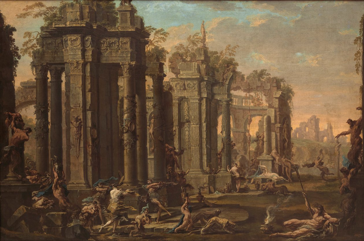Bacchanal av Alessandro Magnasco and Clemente Spera