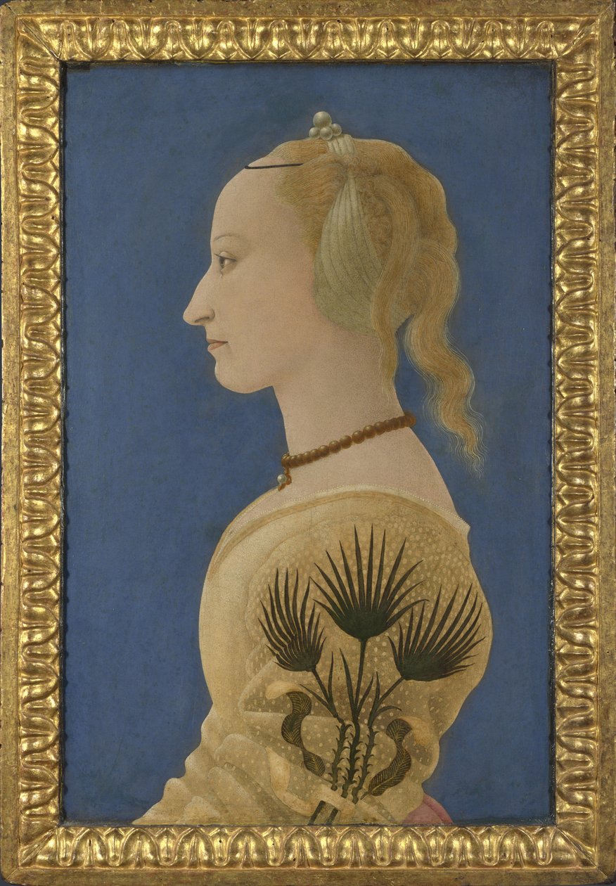 Portrett av en dame, ca 1465 av Alesso Baldovinetti