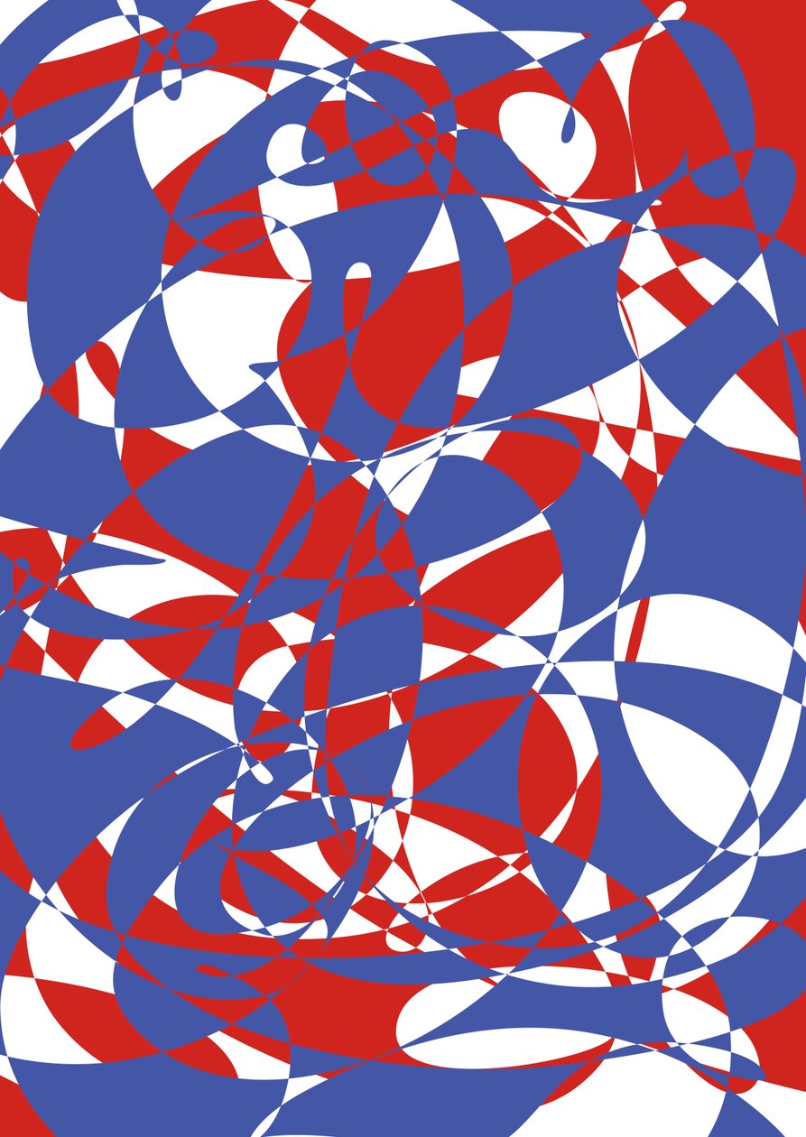 Blue.Red, 2017, av Alex Caminker