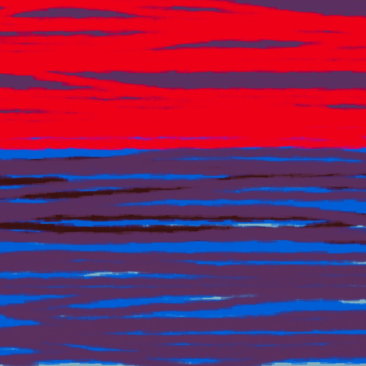 Solnedgang ved Svartehavet, 2015, av Alex Caminker