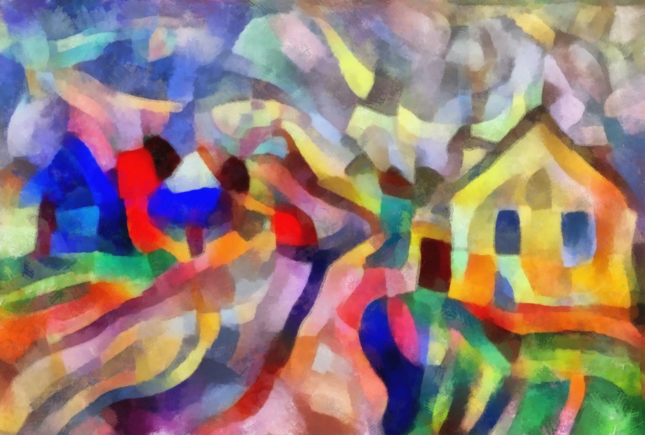 ved veien, 2017, av Alex Caminker