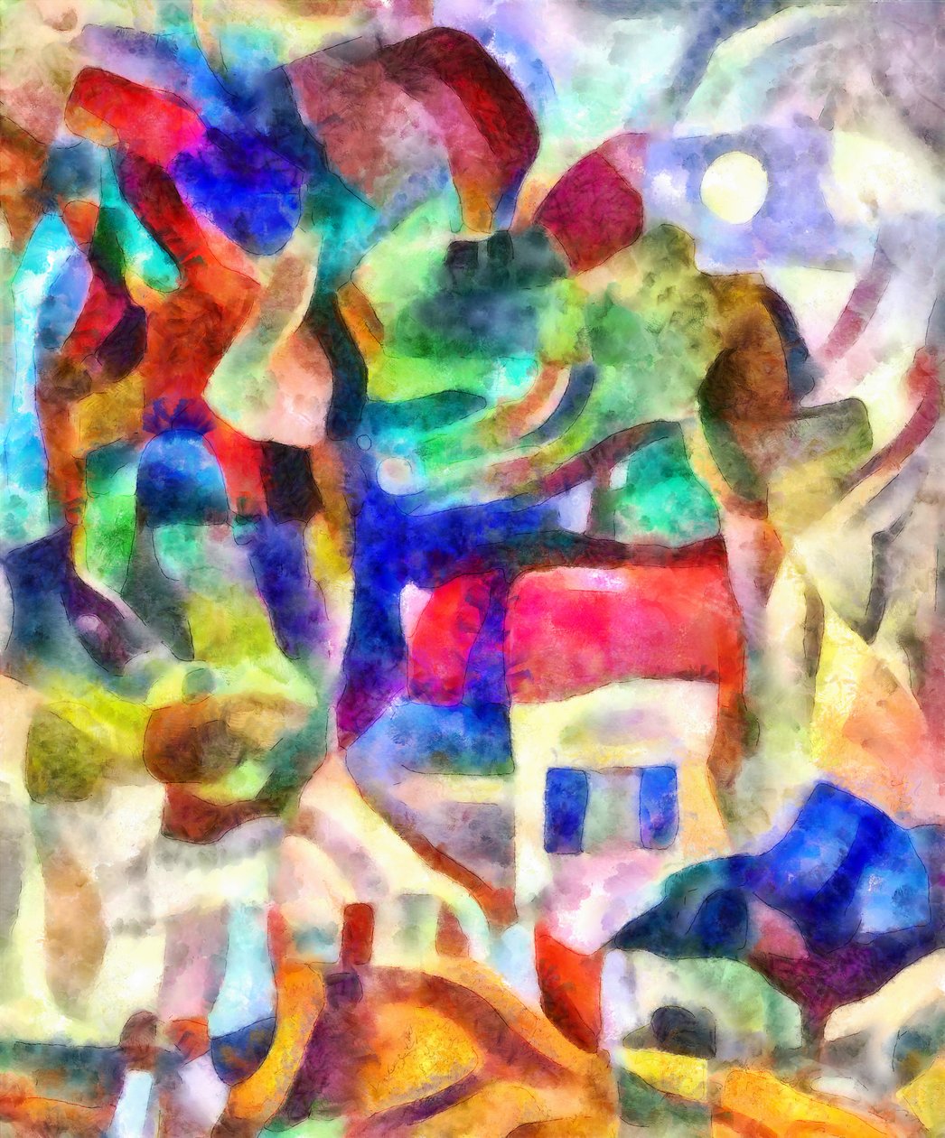 under månen, 2017, av Alex Caminker