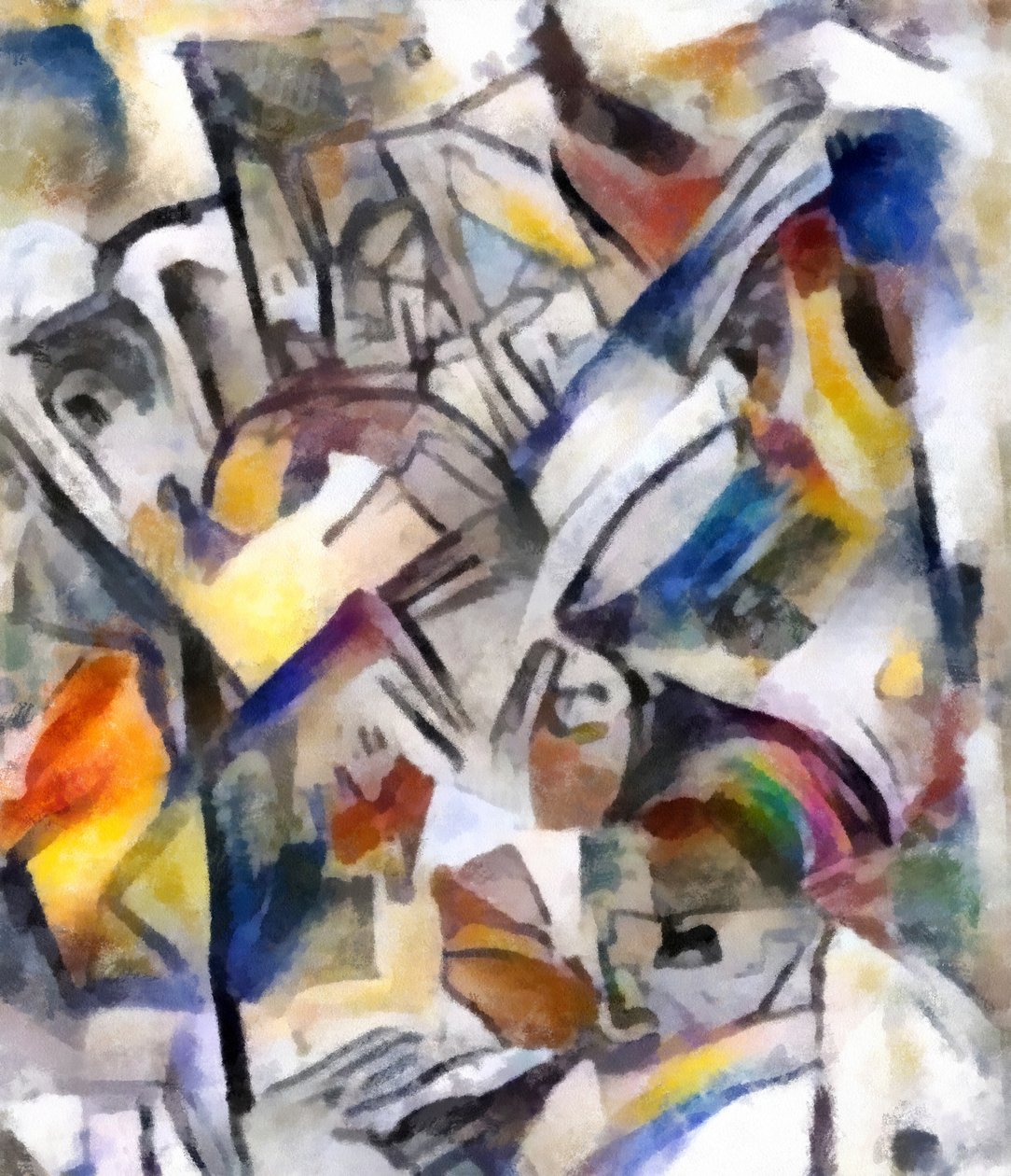 Byens utkant, 2015, av Alex Caminker