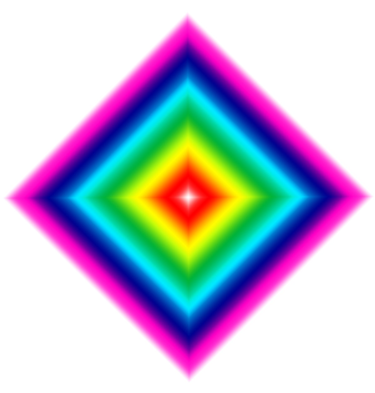 Geometriske lys,#2,(gradient) av Alex Caminker