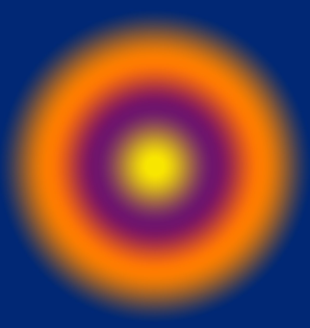 Geometriske lys,#6,(gradient) av Alex Caminker