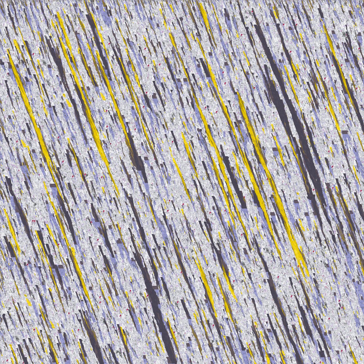Margin III, 2019, (blandet media) av Alex Caminker