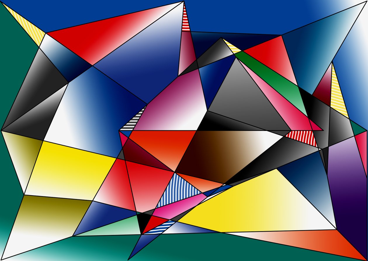 Stones, 2019, (gradient) av Alex Caminker