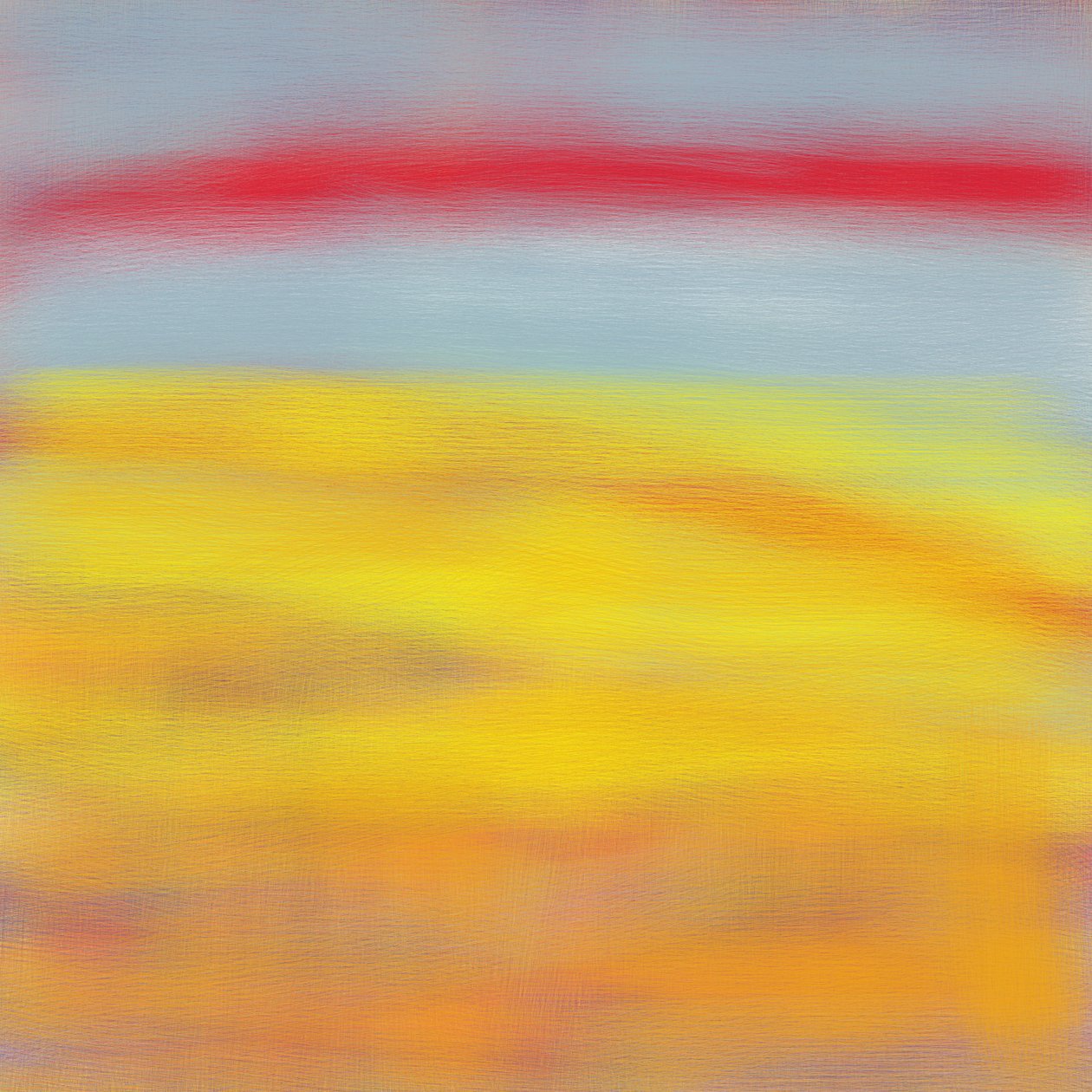 Sommerfelt, 2015, (digitalt maleri) av Alex Caminker